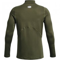 Under Armour Mens ColdGear Fitted Mock - Marine OD Green - S