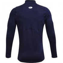 Under Armour Mens ColdGear Fitted Mock - Navy Blue - M