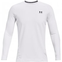 Under Armour Mens ColdGear Fitted Crew - White - L