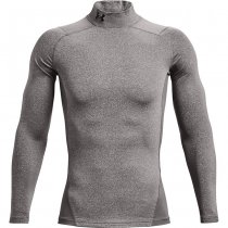 Under Armour Mens ColdGear Compression Mock - Heather Grey - S