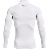 Under Armour Mens ColdGear Compression Mock - White - L