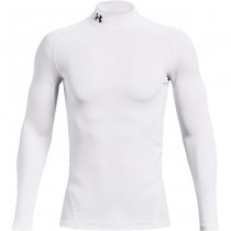 Under Armour Mens ColdGear Compression Mock - White - M