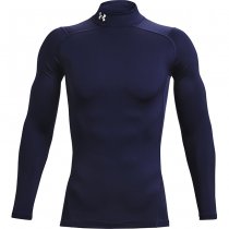 Under Armour Mens ColdGear Compression Mock - Navy Blue - XL