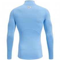 Under Armour Mens ColdGear Compression Mock - Carolina Blue / White / White - 2XL