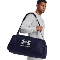 Under Armour Undeniable 5.0 Duffle Bag Medium - Navy Blue / Metallic Silver