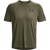 Under Armour Mens Tech Freedom Short Sleeve T-Shirt - Olive