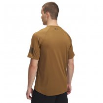 Under Armour Mens Tech Freedom Short Sleeve T-Shirt- Coyote - 2XL