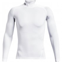 Under Armour Mens HeatGear Mock Long Sleeve - White