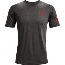Under Armour Freedom Flag T-Shirt - Charcoal