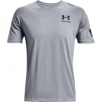 Under Armour Freedom Flag T-Shirt - Light Grey