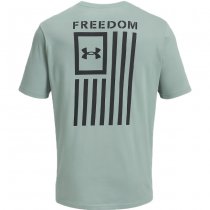 Under Armour Freedom Flag T-Shirt - Silica Green - L
