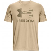 Under Armour Freedom Logo T-Shirt - Tan