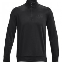 Under Armour Mens Armour Fleece 1/2 Zip - Black