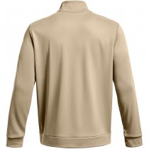 Under Armour Mens Armour Fleece 1/2 Zip - Khaki - S
