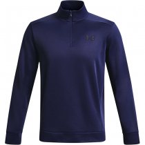 Under Armour Mens Armour Fleece 1/2 Zip - Navy Blue - L