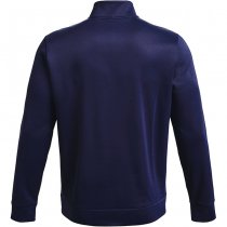 Under Armour Mens Armour Fleece 1/2 Zip - Navy Blue - XL