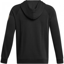 Under Armour Freedom Rival Fleece Big Flag Logo Hoodie - Black - 2XL