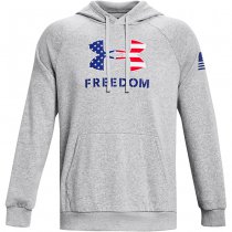 Under Armour Freedom Rival Fleece Big Flag Logo Hoodie - Mod Grey