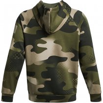 Under Armour Freedom Rival Fleece Amp Hoodie - Marine OD Green / Khaki Base - 2XL
