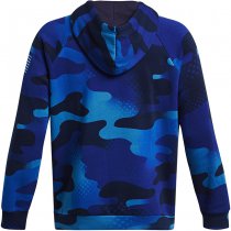 Under Armour Freedom Rival Fleece Amp Hoodie - Team Royal / Viral Blue - S