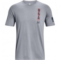 Under Armour Freedom Eagle T-Shirt - Light Grey