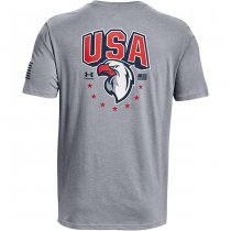 Under Armour Freedom Eagle T-Shirt - Steel Medium Heather - 2XL