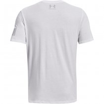 Under Armour Freedom Big Flag Logo Lockup T-Shirt - White - 2XL