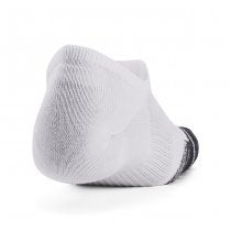Under Armour Performance Tech 3-Pack Ultra Low Socks - White / White / Jet Grey - L