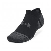 Under Armour Performance Tech 3-Pack No Show Socks - Black / Grey Under Armour Performance Tech 3-Pack No Show Socks - Black / Grey