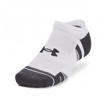 Under Armour Performance Tech 3-Pack No Show Socks - White Under Armour Performance Tech 3-Pack No Show Socks - White
