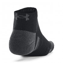 Under Armour Performance Tech 3-Pack Low Cut Socks - Black / Jet Grey - M