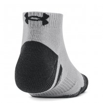 Under Armour Performance Tech 3-Pack Low Cut Socks - Mod Grey / White / Jet Grey - M