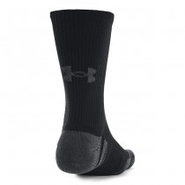 Under Armour Performance Tech 3-Pack Crew Socks - Black / Jet Grey - XL