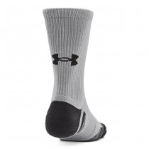 Under Armour Performance Tech 3-Pack Crew Socks - Mod Grey / White / Jet Grey - XL