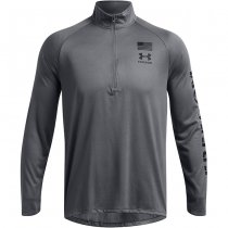 Under Armour Freedom Tech 1/2 Zip - Pitch Grey / Black - S