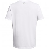 Under Armour Mens Sportstyle Logo Short Sleeve - White / Black - 2XL