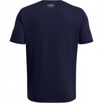Under Armour Mens Foundation Short Sleeve - Navy Blue - 2XL