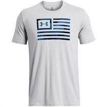 Under Armour Mens Freedom Flag Printed T-Shirt - Mod Grey