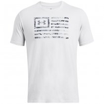 Under Armour Mens Freedom Flag Printed T-Shirt - Halo Grey