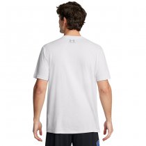 Under Armour Mens Freedom Flag Printed T-Shirt - Halo Grey - 2XL
