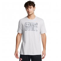 Under Armour Mens Freedom Flag Printed T-Shirt - Halo Grey - 2XL