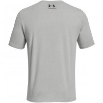 Under Armour Mens Freedom Flag Printed T-Shirt - Steel Medium Heather / Black - 2XL