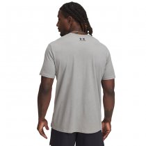 Under Armour Mens Freedom Flag Printed T-Shirt - Steel Medium Heather / Black - 2XL