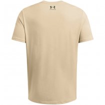 Under Armour Mens Freedom Flag Printed T-Shirt - Desert Sand - 2XL