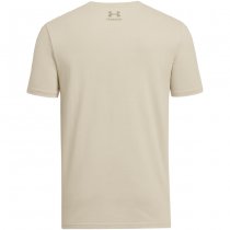 Under Armour Mens Freedom Flag Printed T-Shirt - Desert Sand / Bayou - 2XL