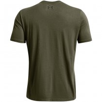 Under Armour Mens Freedom Flag Printed T-Shirt - Marine OD Green - 2XL