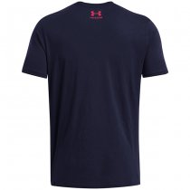 Under Armour Mens Freedom Flag Printed T-Shirt - Navy Blue - 2XL