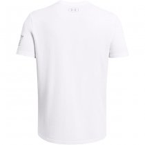 Under Armour Mens Freedom Logo T-Shirt - White / Steel - 2XL