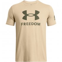 Under Armour Mens Freedom Logo T-Shirt - Desert