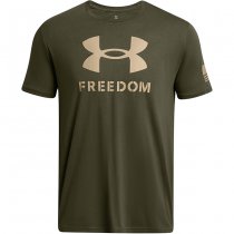 Under Armour Mens Freedom Logo T-Shirt - Olive